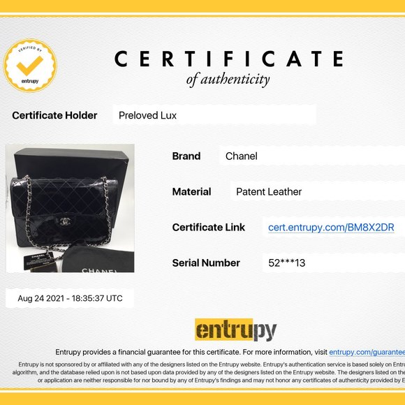 Authentic CHANEL Patent Black Jumbo Flap Crossbody - Picture 17 of 17